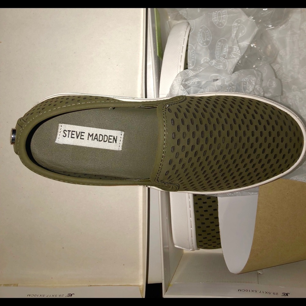 Steve Madden Elouise Slip on Olive 6